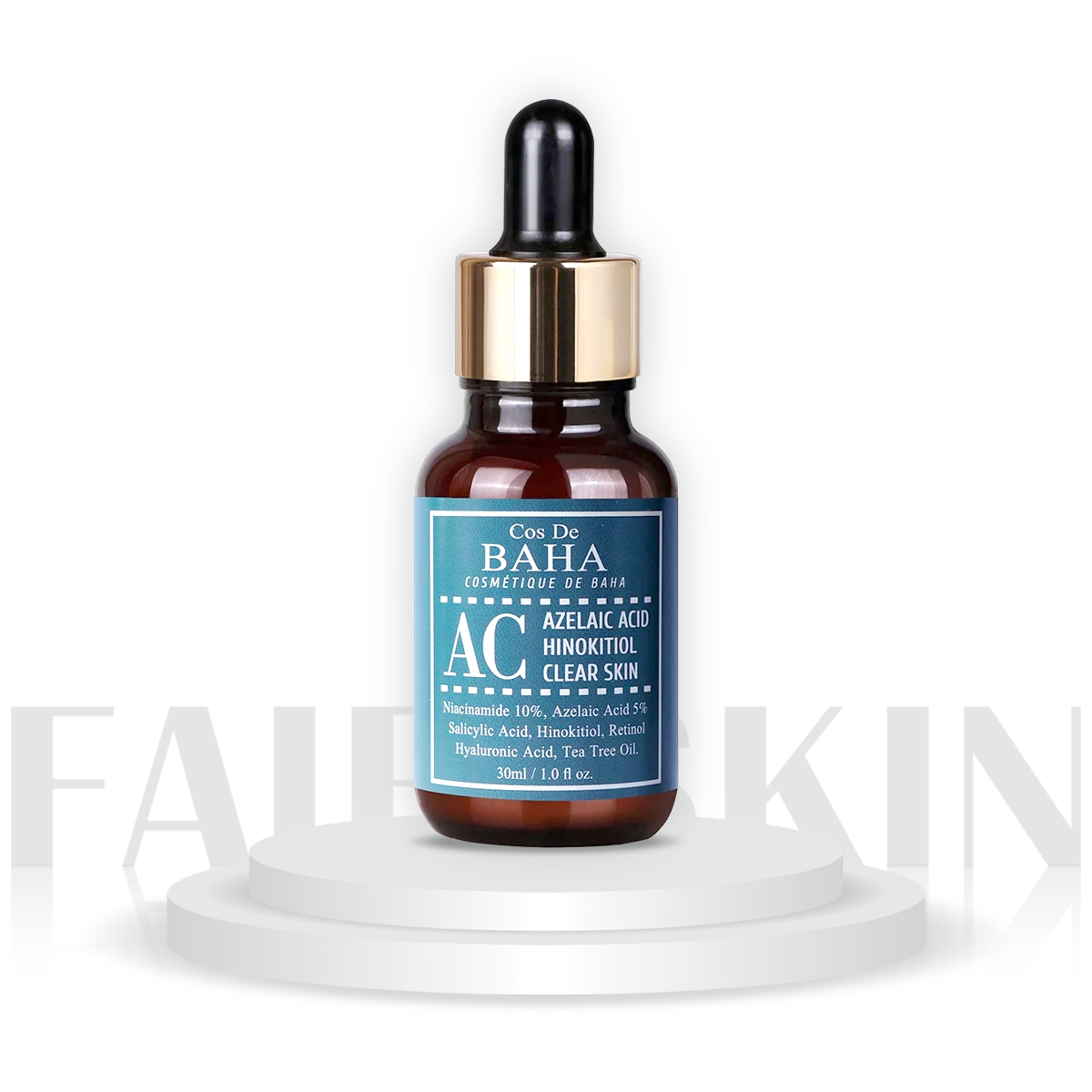 Cos De BAHA AC Azelaic Acid Hinokitiol Clear Skin Serum-30ml